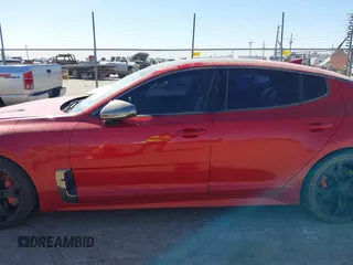 2019 Kia Stinger GT1 with VIN KNAE45LC4K6058140, listed as a IAAI auction lot 41859753 with 63,847 mi miles and . Bid and sale history available at DreamBid. Image 14.