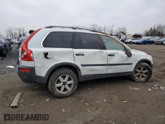2004 Volvo XC90 with VIN YV1CZ59H741044399, listed as a Copart auction lot 86621574 with 156,673 mi miles and Salvage Title. Bid and sale history available at carsss.com. Image 3.