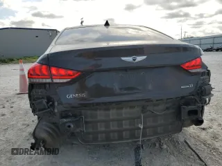 2015 Hyundai Genesis 3.8L with VIN KMHGN4JE5FU087716, listed as a Copart auction lot 52510265 with 89,878 mi miles and Salvage Title. Bid and sale history available at DreamBid. Image 6.