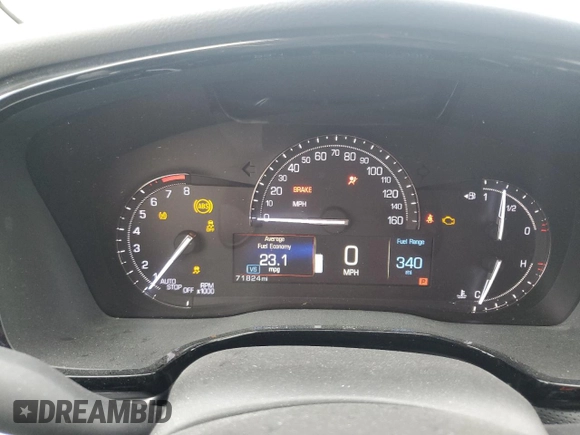 2017 Cadillac XT5 Luxury FWD with VIN 1GYKNBRS7HZ274498, listed as a Copart auction lot 52366135 with 71,824 mi miles and Clean Title. Bid and sale history available at DreamBid. Image 9.