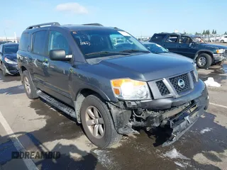 2014 Nissan Armada Platinum z VIN 5N1AA0ND5EN604582, wystawiony jako IAAI lot #41992646 z przebiegiem 96 549 mil mil oraz . Historia ofert i sprzedaży dostępna na DreamBid. Obrazek 1.