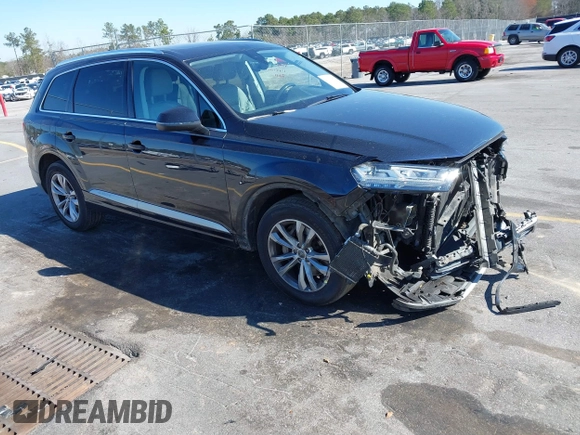 2017 Audi Q7 Premium Plus with VIN WA1LAAF79HD043044, listed as a IAAI auction lot 41692975 with 109,430 mi miles. Bid and sale history available at carsss.com. Image 1.