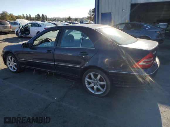 2003 Mercedes-Benz C 230 Kompressor with VIN WDBRF40J33F415383, listed as a Copart auction lot 76595584 with Not Provided miles and Salvage Title. Bid and sale history available at DreamBid. Image 2.