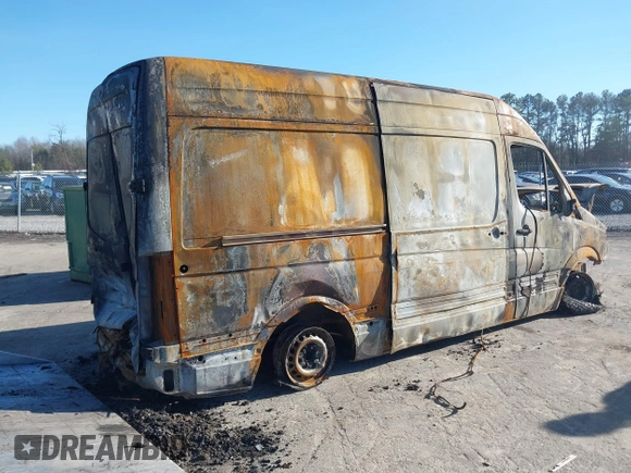 2013 Mercedes-Benz Sprinter Cargo with VIN WD3PE7CC2D5793366, listed as a IAAI auction lot 41588793 with Not Provided miles and . Bid and sale history available at carsss.com. Image 4.