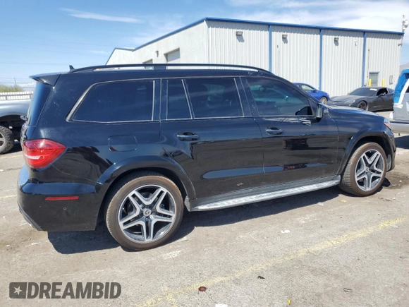 2018 Mercedes-Benz GLS with VIN 4JGDF7DE4JB068723, listed as a Copart auction lot 51189325 with 36,320 mi miles and Salvage Title. Bid and sale history available at carsss.com. Image 3.