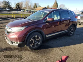 2017 Honda CR-V Touring with VIN 2HKRW2H9XHH655902, listed as a Copart auction lot 46058135 with 111,266 mi miles and Clean Title. Bid and sale history available at carsss.com. Image 1.