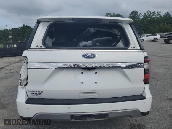 2021 Ford Expedition Max Limited с VIN 1FMJK1KT5MEA41322, выставлен на аукционе Copart как лот 57565355 с пробегом Не указан миль и Списание • Salvage title. История ставок и продаж доступна на DreamBid. Изображение 6.