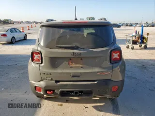 2022 Jeep Renegade Trailhawk with VIN ZACNJDC19NPN63173, listed as a Copart auction lot 52778065 with 18,988 mi miles and Salvage Title. Bid and sale history available at DreamBid. Image 6.