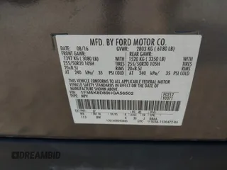 2017 Ford Explorer XLT с VIN 1FM5K8D89HGA56502, выставлен на аукционе IAAI как лот 42631829 с пробегом 196 787 миль миль и . История ставок и продаж доступна на DreamBid. Изображение 9.