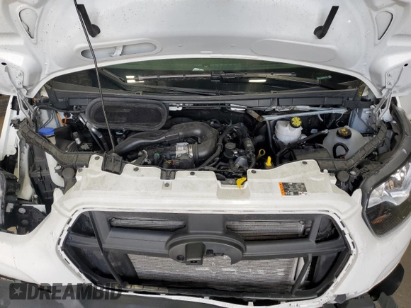 2024 Ford Transit Cargo with VIN 1FTBR1Y8XRKA71416, listed as a Copart auction lot 54745785 with 9,208 mi miles and Clean Title. Bid and sale history available at DreamBid. Image 12.