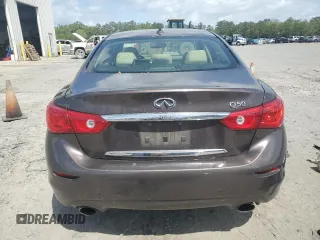2015 Infiniti Q50 Premium with VIN JN1BV7AP2FM353875, listed as a Copart auction lot 51768175 with 147,207 mi miles and Salvage title. Bid and sale history available at DreamBid. Image 6.