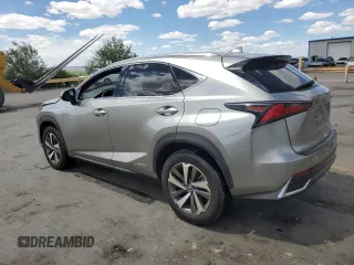 2021 Lexus NX 300h with VIN JTJGJRDZ9M2164377, listed as a Copart auction lot 55163065 with 86,119 mi miles and Salvage title. Bid and sale history available at DreamBid. Image 2.