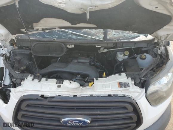 2017 Ford Transit Van with VIN 1FTYE1YM3HKA59464, listed as a Copart auction lot 84915474 with 0 mi miles and Salvage Title. Bid and sale history available at carsss.com. Image 13.