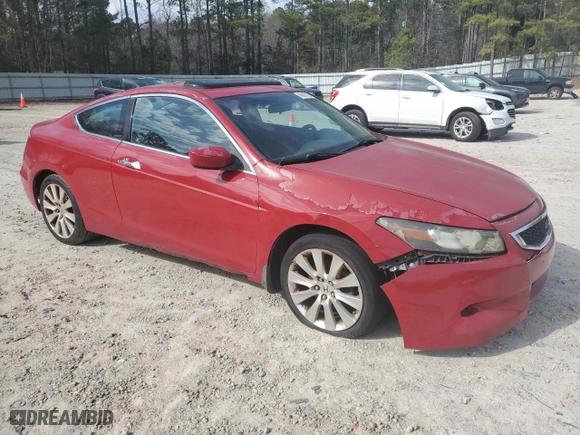 2008 Honda Accord Cpe EX-L with VIN 1HGCS22818A004961, listed as a Copart auction lot 46897285 with NaN miles and Salvage Title. Bid and sale history available at carsss.com. Image 4.