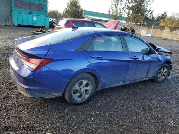 2021 Hyundai Elantra SE with VIN 5NPLL4AG3MH041514, listed as a Copart auction lot 75541444 with 0 mi miles and Salvage Title. Bid and sale history available at carsss.com. Image 3.