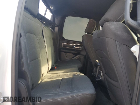 2023 Ram 1500 Big Horn with VIN 1C6SRFBTXPN554661, listed as a Copart auction lot 62557274 with 19,560 mi miles and Salvage Title. Bid and sale history available at carsss.com. Image 10.