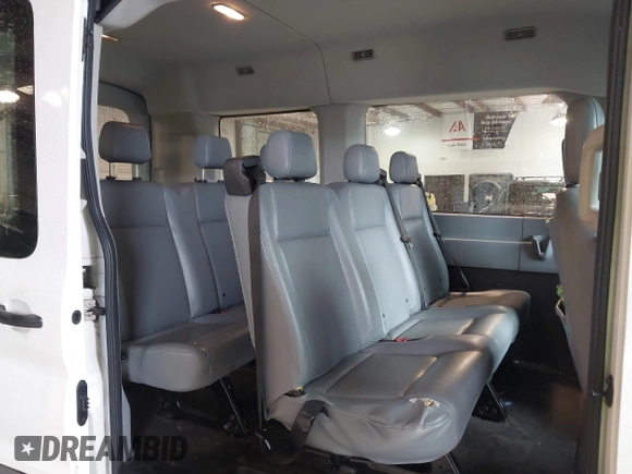 2018 Ford Transit Passenger XL with VIN 1FMZK1CM8JKA27308, listed as a IAAI auction lot 41460974 with 66,278 mi miles and . Bid and sale history available at DreamBid. Image 8.