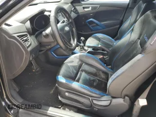 2013 Hyundai Veloster Turbo with VIN KMHTC6AE2DU177578, listed as a Copart auction lot 60901785 with Not provided miles and Salvage title. Bid and sale history available at DreamBid. Image 7.
