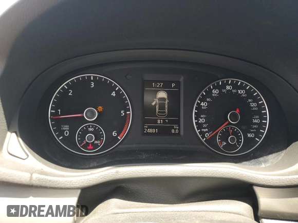 2015 Volkswagen Passat SE z VIN 1VWBV7A39FC053232, wystawiony jako Copart lot #60936005 z przebiegiem 24 801 mil mil oraz Szkoda całkowita • Salvage title. Historia ofert i sprzedaży dostępna na DreamBid. Obrazek 9.