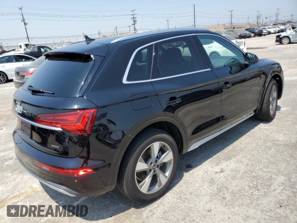 2023 Audi Q5 Premium Plus with VIN WA1BBAFY0P2162676, listed as a Copart auction lot 64968595 with 18,562 mi miles and Salvage title. Bid and sale history available at DreamBid. Image 3.