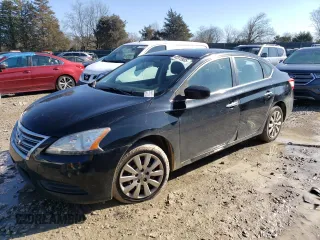 2013 Nissan Sentra SV with VIN 3N1AB7AP0DL734474, listed as a Copart auction lot 42879905 with 143,286 mi miles and Clean Title. Bid and sale history available at carsss.com. Image 1.