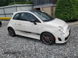 2013 FIAT 500 Abarth with VIN 3C3CFFFH5DT691194, listed as a Copart auction lot 63560255 with 101,545 mi miles and Clean title. Bid and sale history available at DreamBid. Image 4.