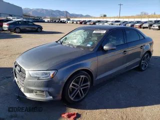 2018 Audi A3 Sedan Premium with VIN WAUB8GFF0J1079250, listed as a Copart auction lot 38889854 with 54,349 mi miles. Bid and sale history available at carsss.com. Image 1.