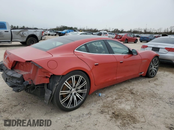 2018 Karma Revero z VIN 50GK41SA6JA000267, wystawiony jako Copart lot #88059765 z przebiegiem 90 195 mil mil oraz Szkody całkowita. Historia ofert i sprzedaży dostępna na DreamBid. Obrazek 3.