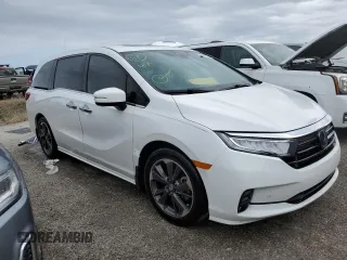 2023 Honda Odyssey Elite с VIN 5FNRL6H97PB027616, выставлен на аукционе Copart как лот 75887794 с пробегом 23 405 миль миль и На запчасти • Non repairable. История ставок и продаж доступна на DreamBid. Изображение 4.