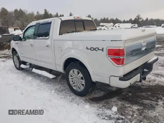 2011 Ford F-150 XLT with VIN 1FTFW1ET5BFB28350, listed as a IAAI auction lot 41445392 with 172,659 mi miles. Bid and sale history available at carsss.com. Image 3.