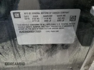 2016 Buick Regal Premium II z VIN 2G4GS5GX8G9176931, wystawiony jako Copart lot #52182945 z przebiegiem 163 775 mil mil oraz Szkoda całkowita • Salvage title. Historia ofert i sprzedaży dostępna na DreamBid. Obrazek 12.
