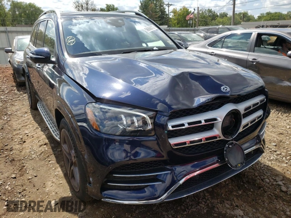 2020 Mercedes-Benz GLS with VIN 4JGFF8GE2LA175045, listed as a Copart auction lot 59666072 with 25,607 mi miles. Bid and sale history available at carsss.com. Image 1.