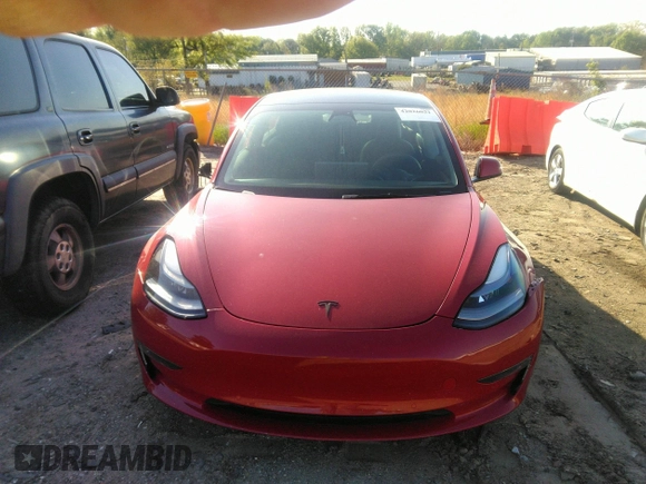 2022 Tesla Model 3 Long Range with VIN 5YJ3E1EB4NF171972, listed as a IAAI auction lot 42026031 with 40,489 mi miles and . Bid and sale history available at DreamBid. Image 11.