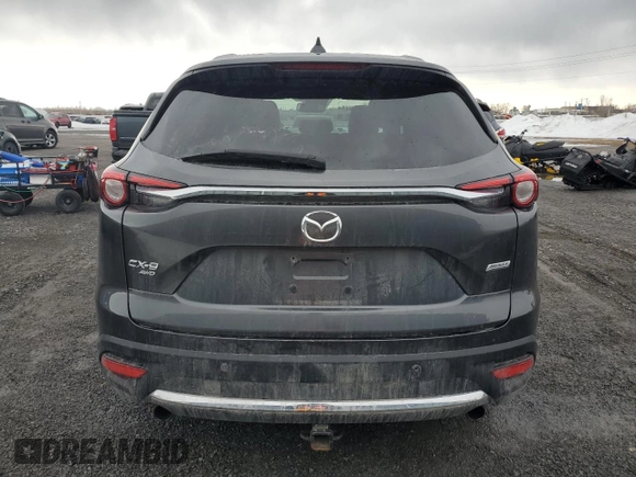 2019 Mazda CX-9 Grand Touring with VIN JM3TCBDY7K0318157, listed as a Copart auction lot 48180395 with 87,423 mi miles and Salvage Title. Bid and sale history available at DreamBid. Image 6.