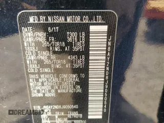 2018 Nissan Armada SL z VIN JN8AY2ND8J9050540, wystawiony jako Copart lot #59583535 z przebiegiem 138 304 mil mil oraz Szkoda całkowita • Salvage title. Historia ofert i sprzedaży dostępna na DreamBid. Obrazek 13.