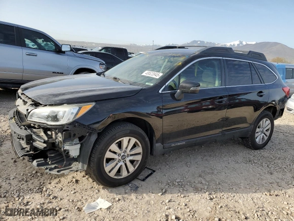 2017 Subaru Outback Premium with VIN 4S4BSAFC1H3261654, listed as a Copart auction lot 49523945 with 143,667 mi miles and Salvage Title. Bid and sale history available at carsss.com. Image 1.