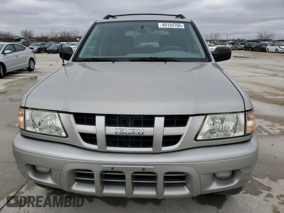 2004 Isuzu Rodeo S with VIN 4S2CK58W344311048, listed as a Copart auction lot 45154765 with 128,733 mi miles and Clean Title. Bid and sale history available at DreamBid. Image 5.