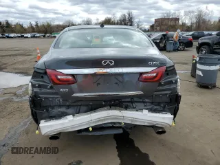 2015 Infiniti Q70 with VIN JN1BY1PR7FM830815, listed as a Copart auction lot 53296645 with 110,872 mi miles and Salvage Title. Bid and sale history available at DreamBid. Image 6.