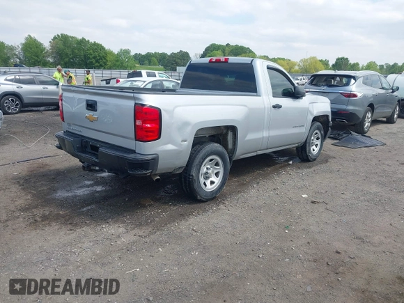 2015 Chevrolet Silverado 1500 Work Truck with VIN 1GCNCPEH4FZ431370, listed as a IAAI auction lot 42032877 with 138,514 mi miles and . Bid and sale history available at DreamBid. Image 4.