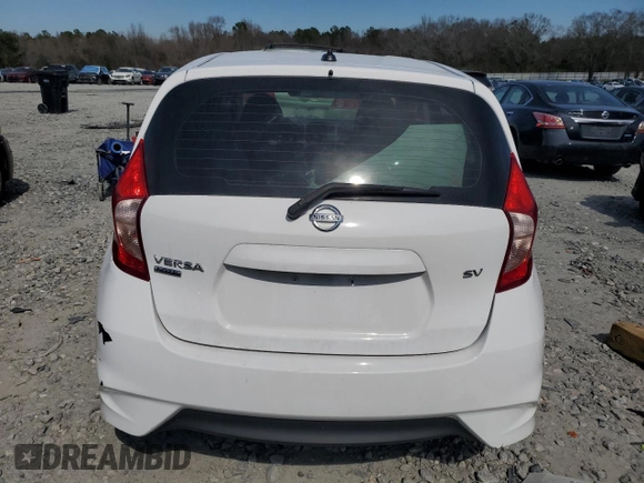 2017 Nissan Note S Plus with VIN 3N1CE2CP7HL355591, listed as a Copart auction lot 47341405 with 56,152 mi miles and Salvage title. Bid and sale history available at DreamBid. Image 6.