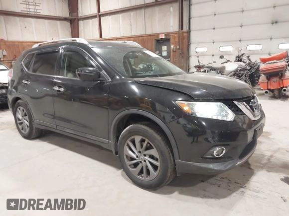 2016 Nissan Rogue SL with VIN 5N1AT2MV9GC755584, listed as a IAAI auction lot 42106132 with 83,514 mi miles and . Bid and sale history available at DreamBid. Image 1.