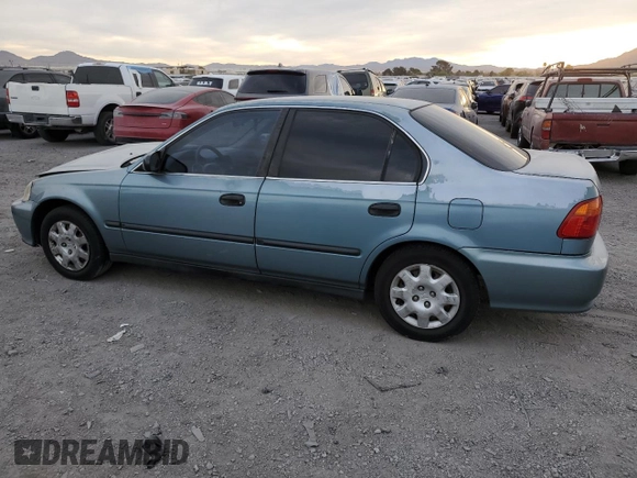 2000 Honda Civic LX with VIN 1HGEJ6672YL035550, listed as a Copart auction lot 50013625 with 158,221 mi miles and Salvage Title. Bid and sale history available at DreamBid. Image 2.