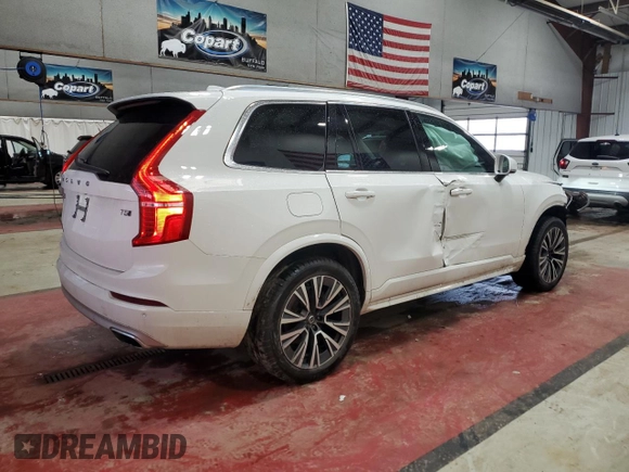 2020 Volvo XC90 Momentum with VIN YV4102PK7L1607869, listed as a Copart auction lot 47027685 with 48,018 mi miles and Salvage Title. Bid and sale history available at carsss.com. Image 3.
