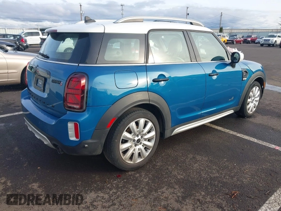2022 MINI Countryman Cooper S with VIN WMZ83BR05N3P16603, listed as a IAAI auction lot 41580533 with 40,305 mi miles and . Bid and sale history available at DreamBid. Image 4.