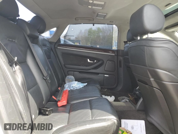 2004 Audi A8 с VIN WAUML44E94N001367, выставлен на аукционе Copart как лот 54968885 с пробегом Не указан миль и Списание • Salvage title. История ставок и продаж доступна на DreamBid. Изображение 10.