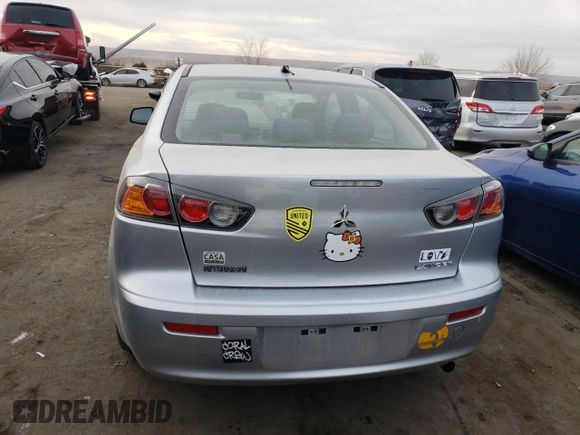 2010 Mitsubishi Lancer DE with VIN JA32U1FU6AU008903, listed as a Copart auction lot 86352974 with 96,645 mi miles and Salvage Title. Bid and sale history available at carsss.com. Image 6.