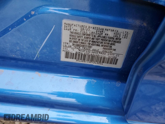 2024 Nissan Sentra SV with VIN 3N1AB8CVXRY213001, listed as a Copart auction lot 47650615 with 11,812 mi miles and Salvage Title. Bid and sale history available at DreamBid. Image 15.