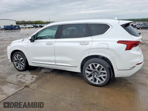 2022 Hyundai Santa Fe Calligraphy with VIN 5NMS54AL1NH466537, listed as a Copart auction lot 49398865 with 20,016 mi miles and Salvage Title. Bid and sale history available at carsss.com. Image 2.