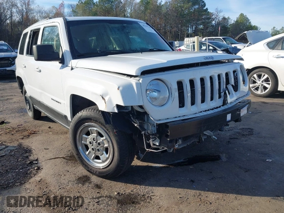 2016 Jeep Patriot Sport SE with VIN 1C4NJPBAXGD726730, listed as a IAAI auction lot 38298268 with 95,716 mi miles and . Bid and sale history available at carsss.com. Image 6.