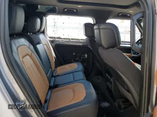 2023 Land Rover Defender X with VIN SALEX7EU6P2147792, listed as a Copart auction lot 62846635 with 78,333 mi miles and Salvage title. Bid and sale history available at DreamBid. Image 10.